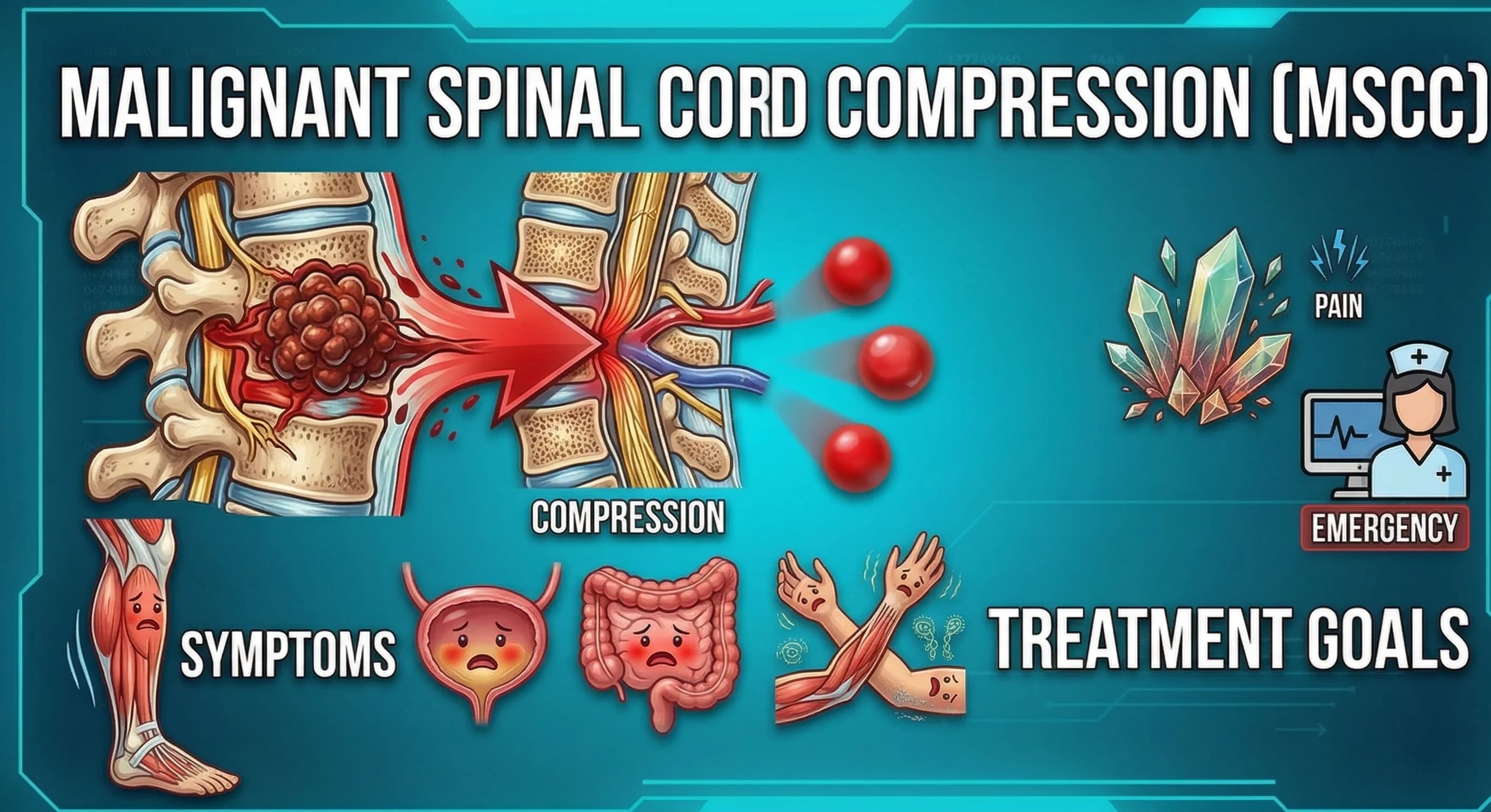 Malignant Spinal Cord Compression (MSCC): Pathophysiology, NCLEX Notes & Nursing Care Plan