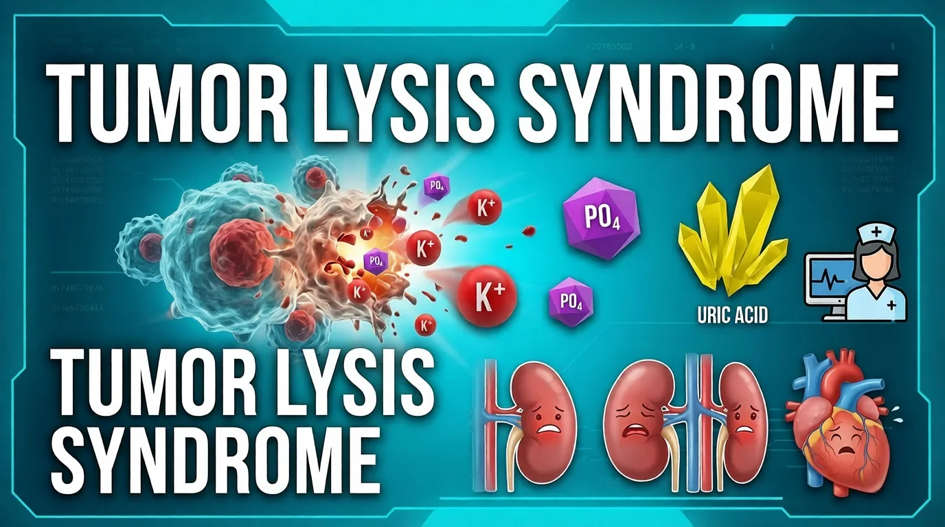 Tumor Lysis Syndrome (TLS) Nursing Notes: Pathophysiology, NCP & Management | NORCET & NCLEX